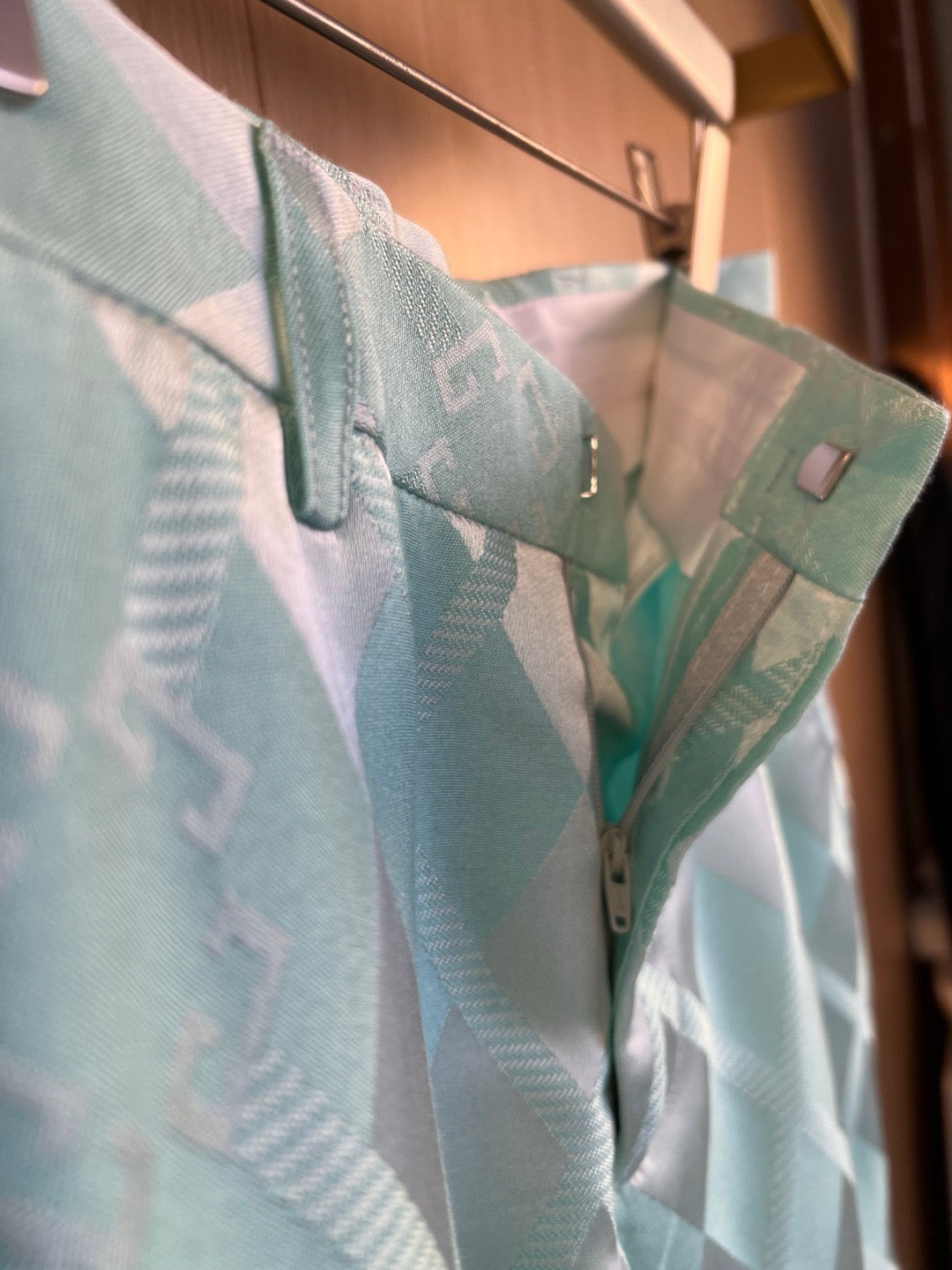 Light Green Jacket and Pant Suit