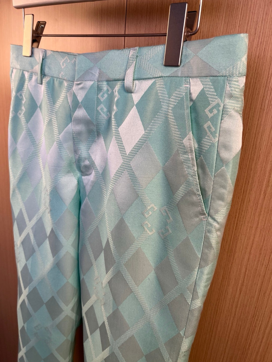 Light Green Jacket and Pant Suit