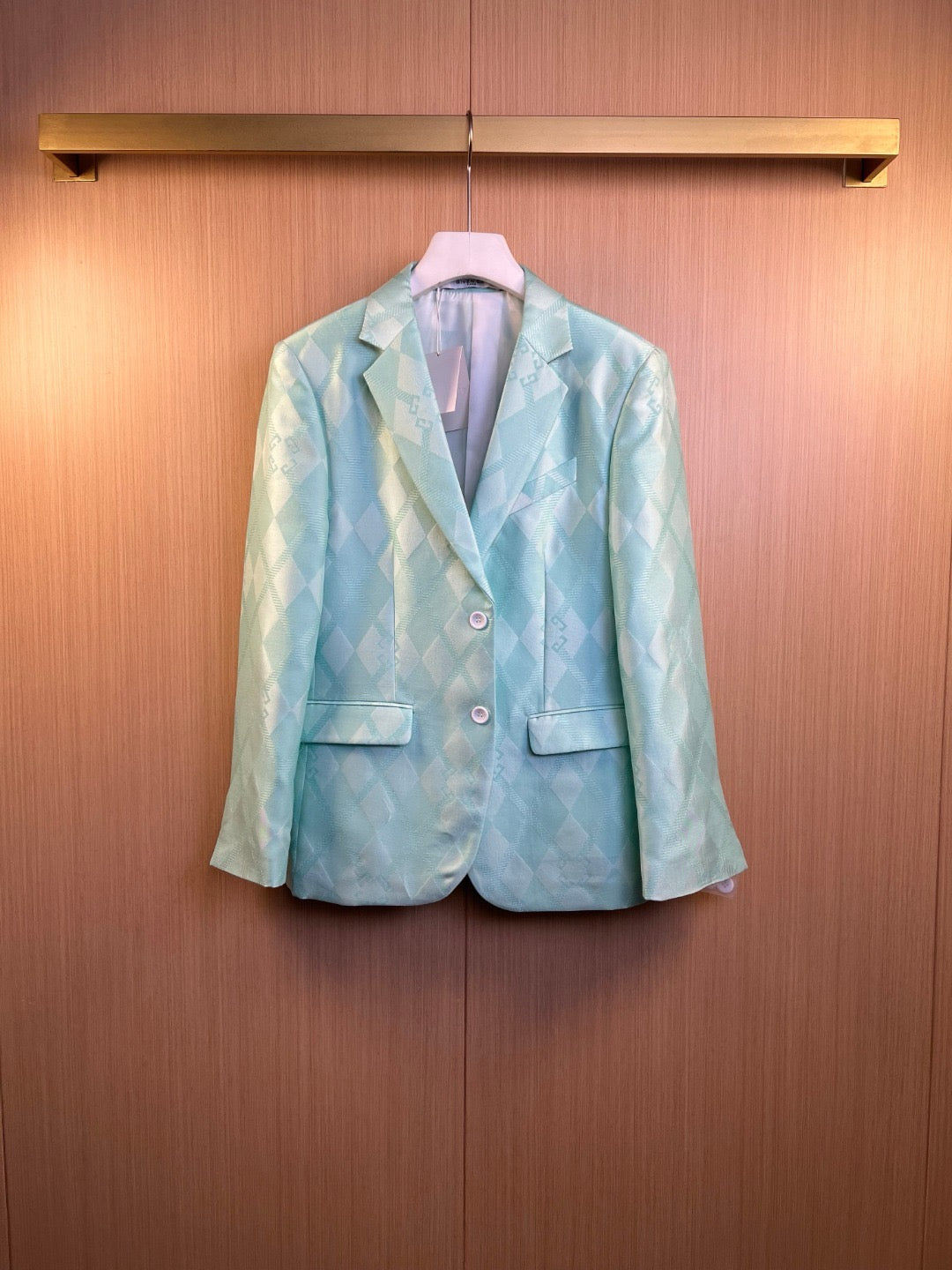 Light Green Jacket and Pant Suit