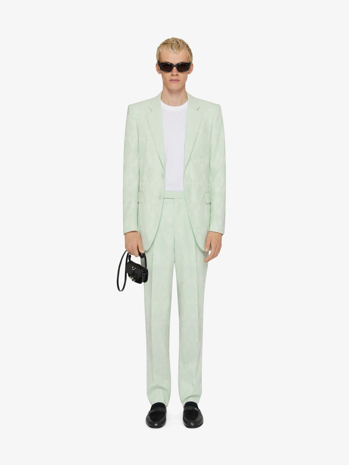Light Green Jacket and Pant Suit