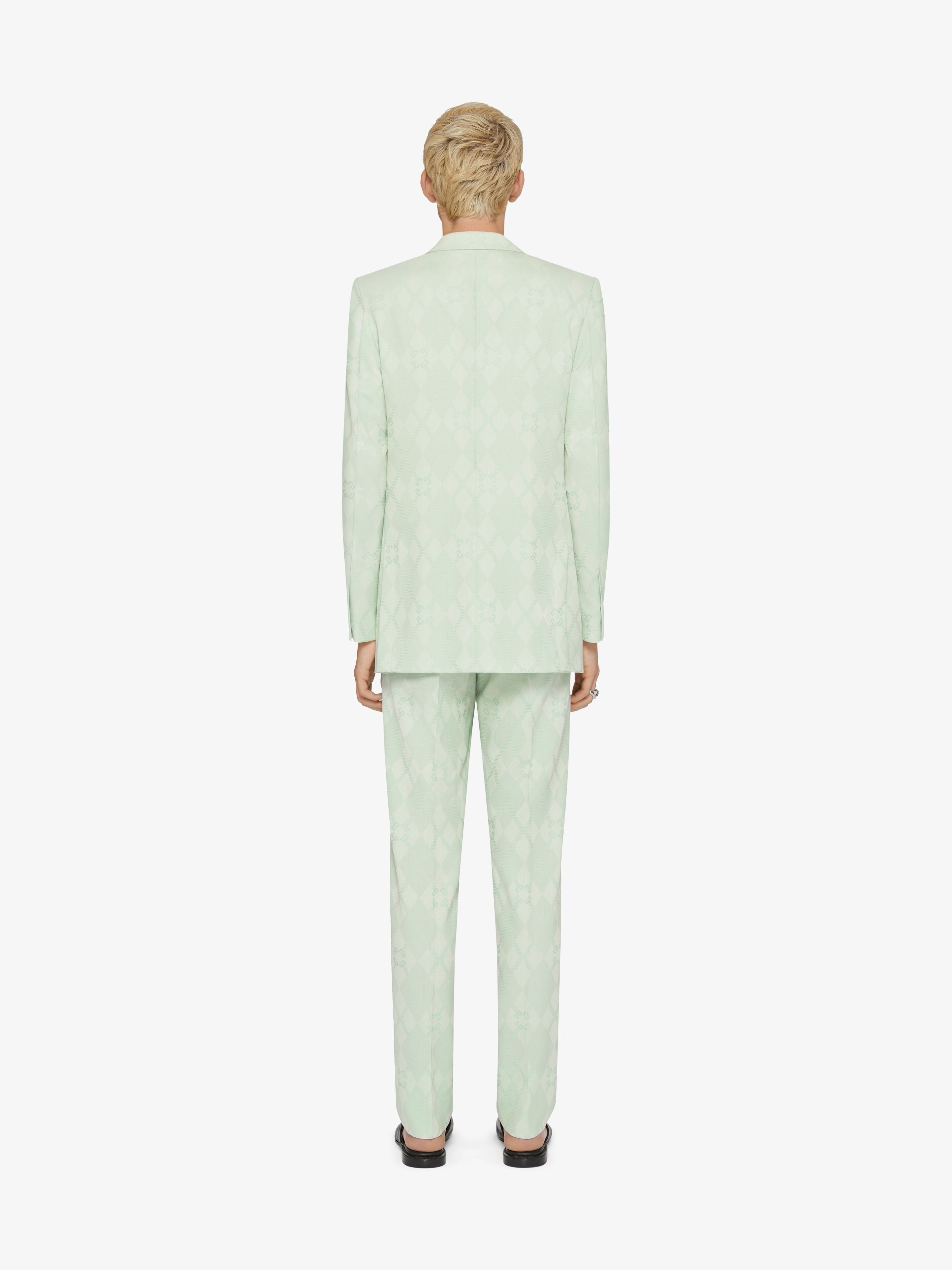 Light Green Jacket and Pant Suit