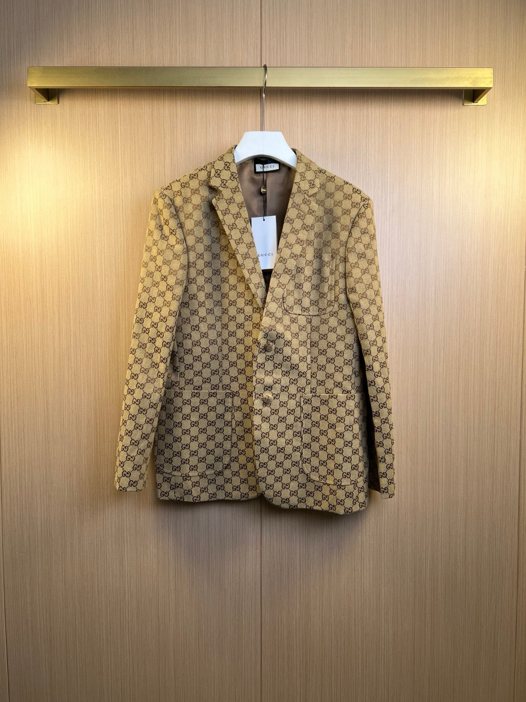 Khaki Jacket and Pant Suit