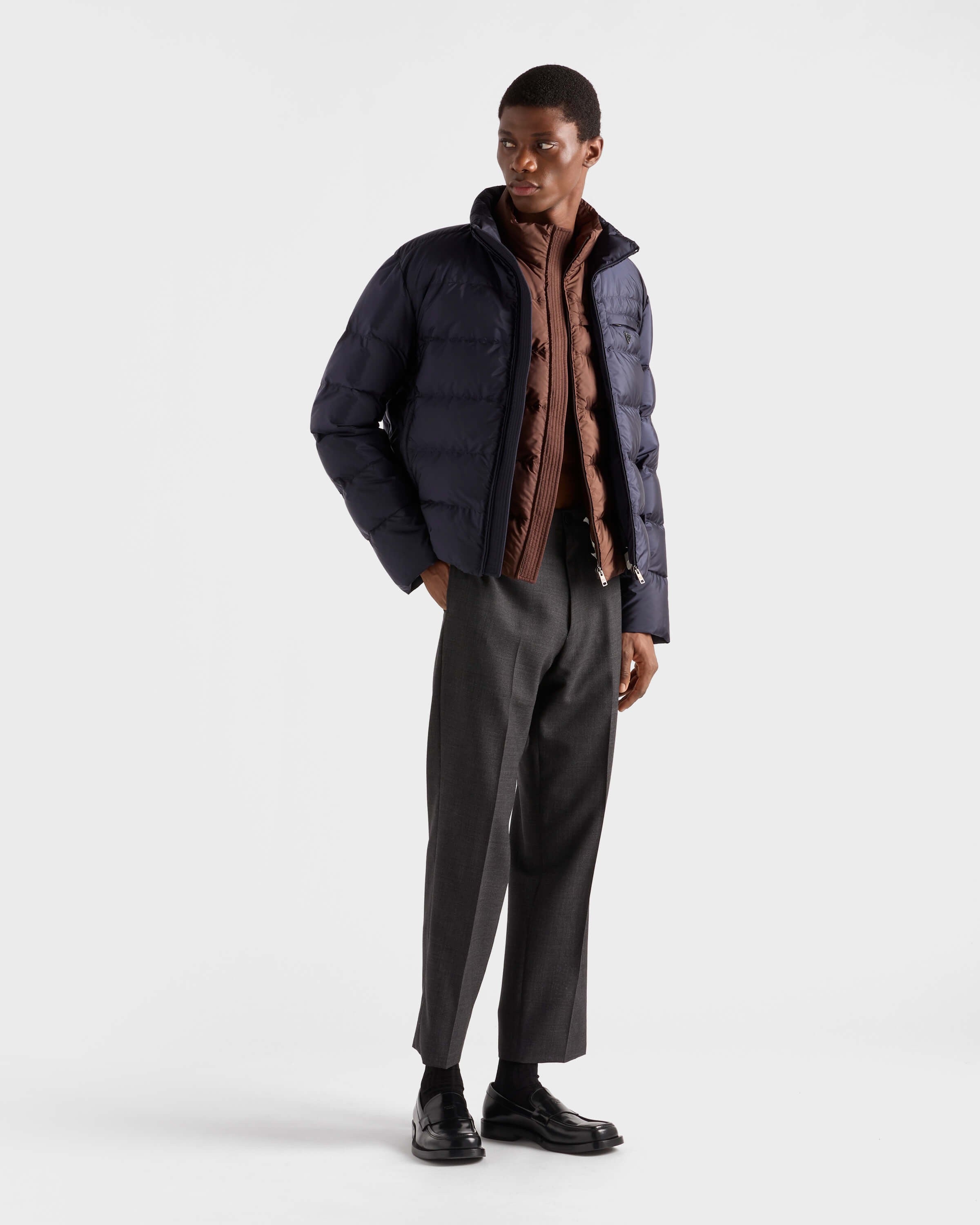 Black and Brown Vest