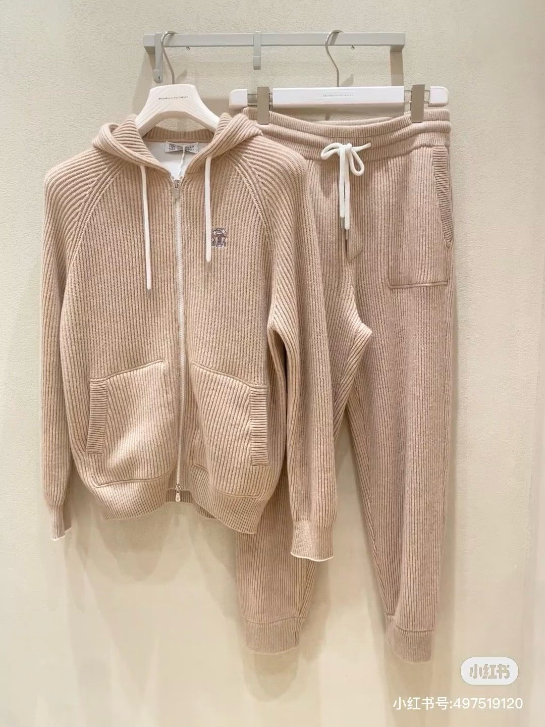 Apricot and Grey Jacket