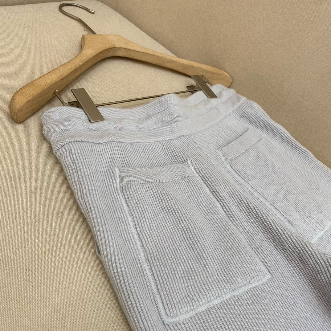 Apricot and Grey Pant