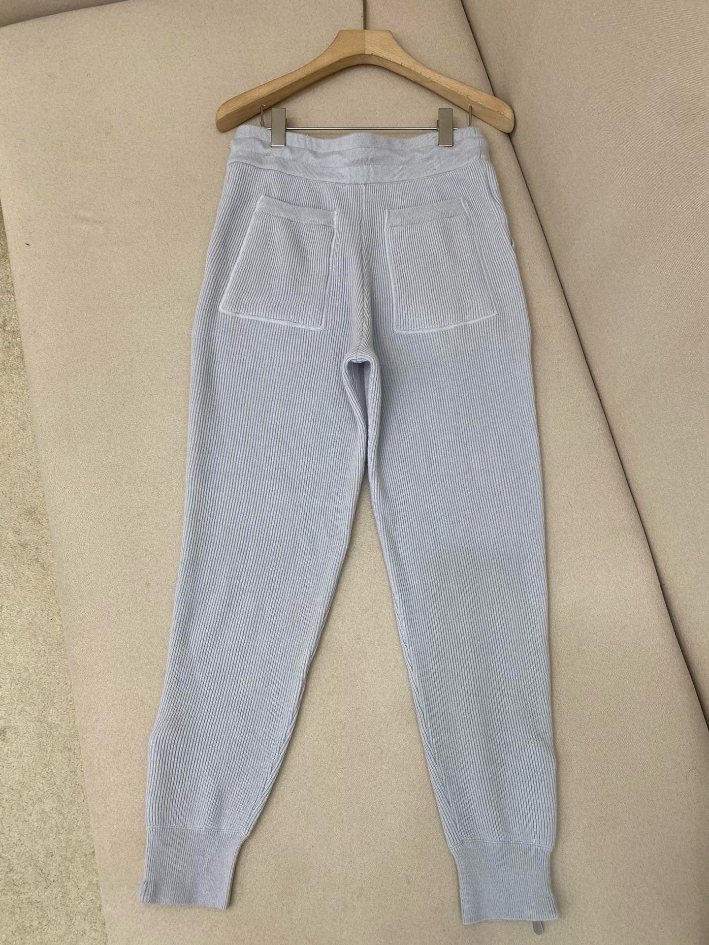 Apricot and Grey Pant