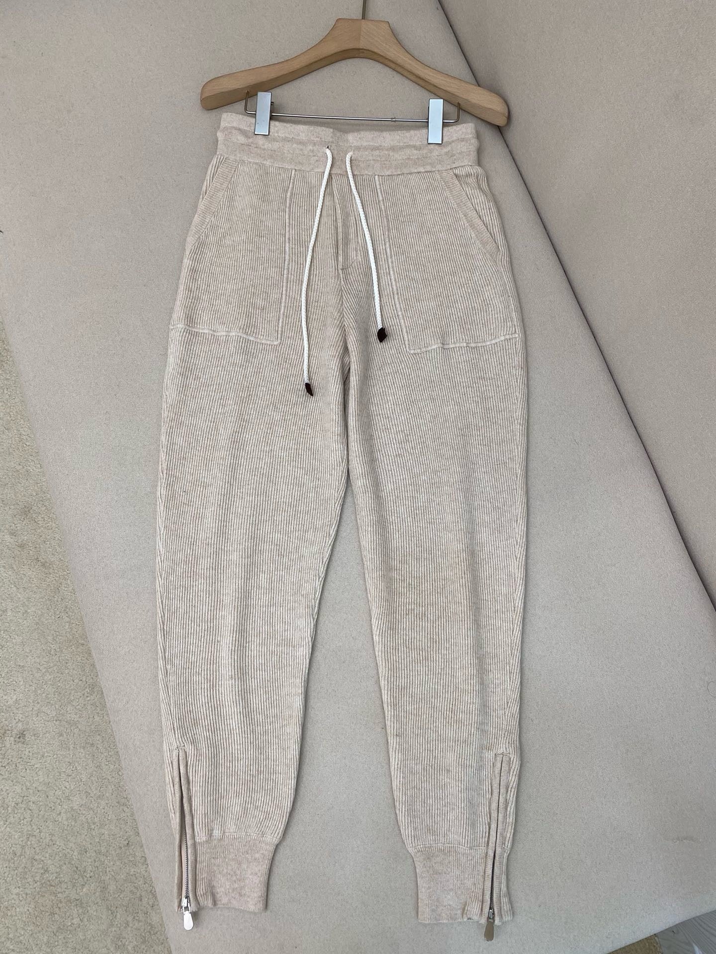 Apricot and Grey Pant