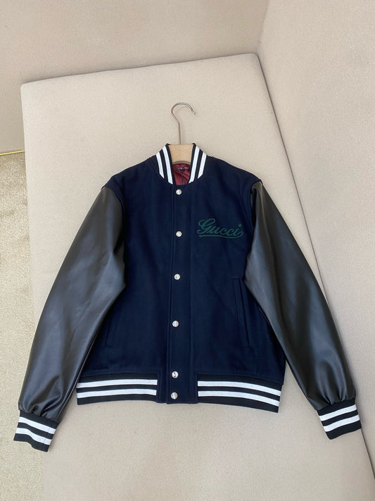 Grey Dark Blue Jacket