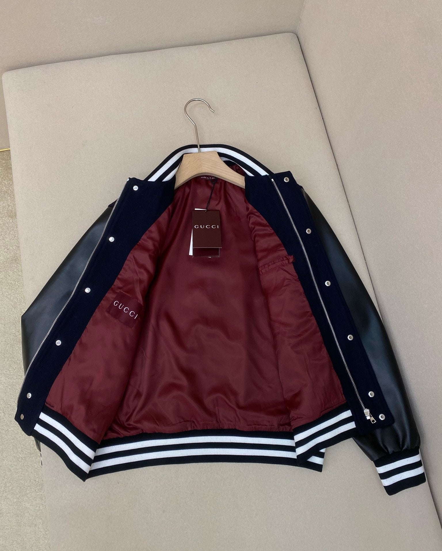 Grey Dark Blue Jacket