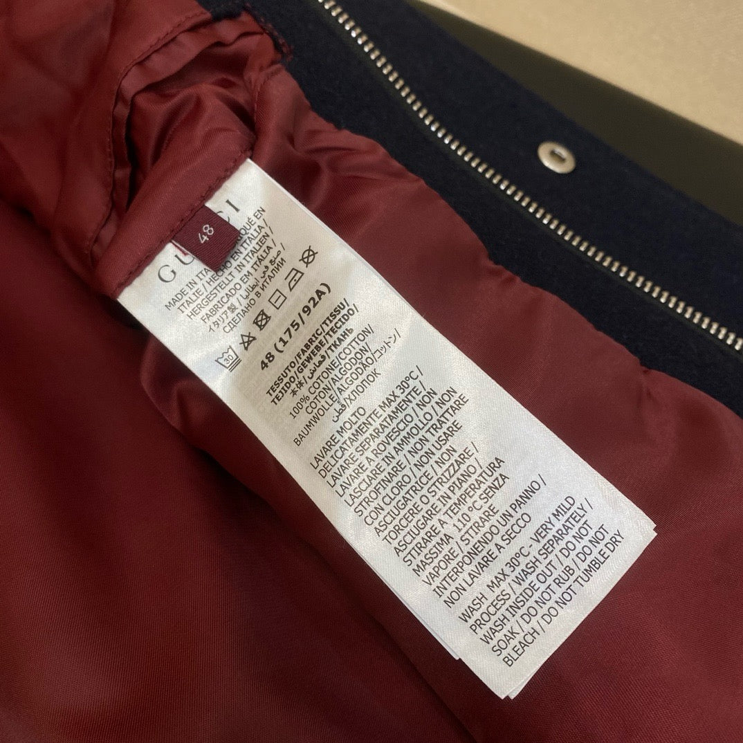 Grey Dark Blue Jacket