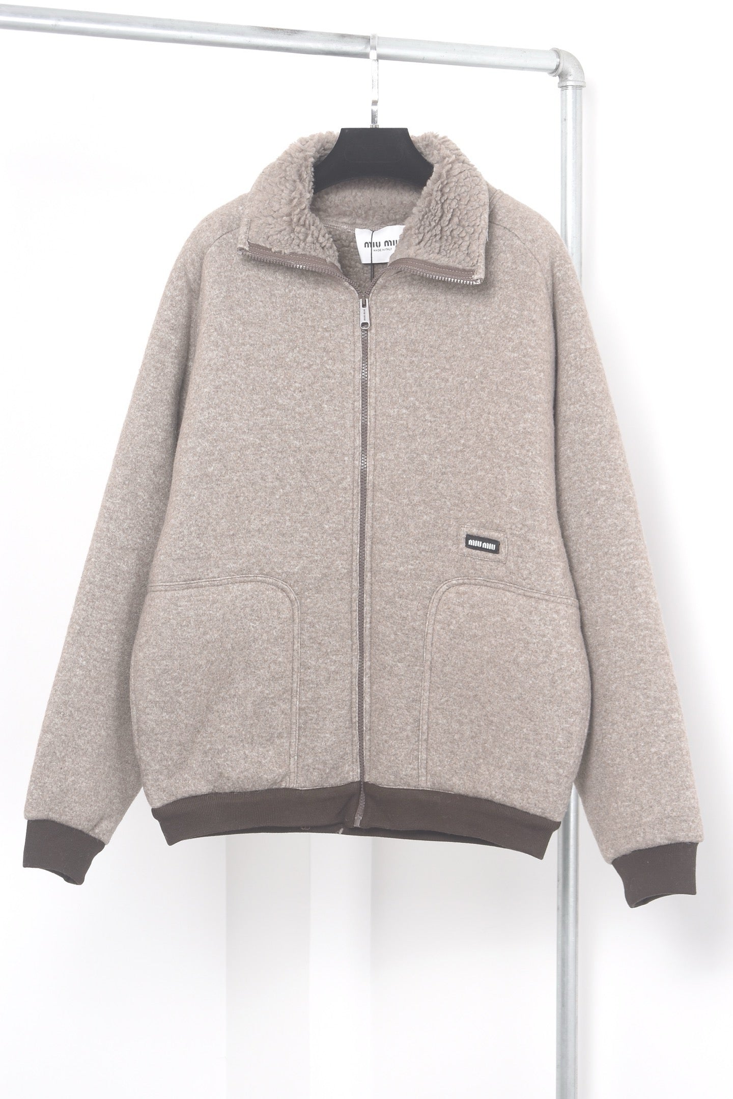 Beige and Grey Jacket