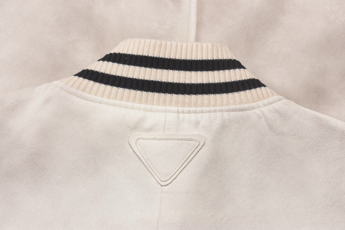 Black and Light Beige Jacket