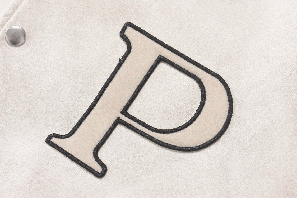 Black and Light Beige Jacket