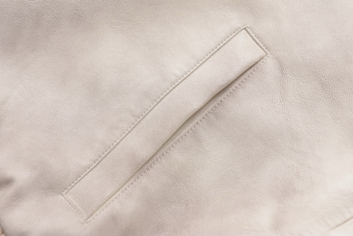 Black and Light Beige Jacket