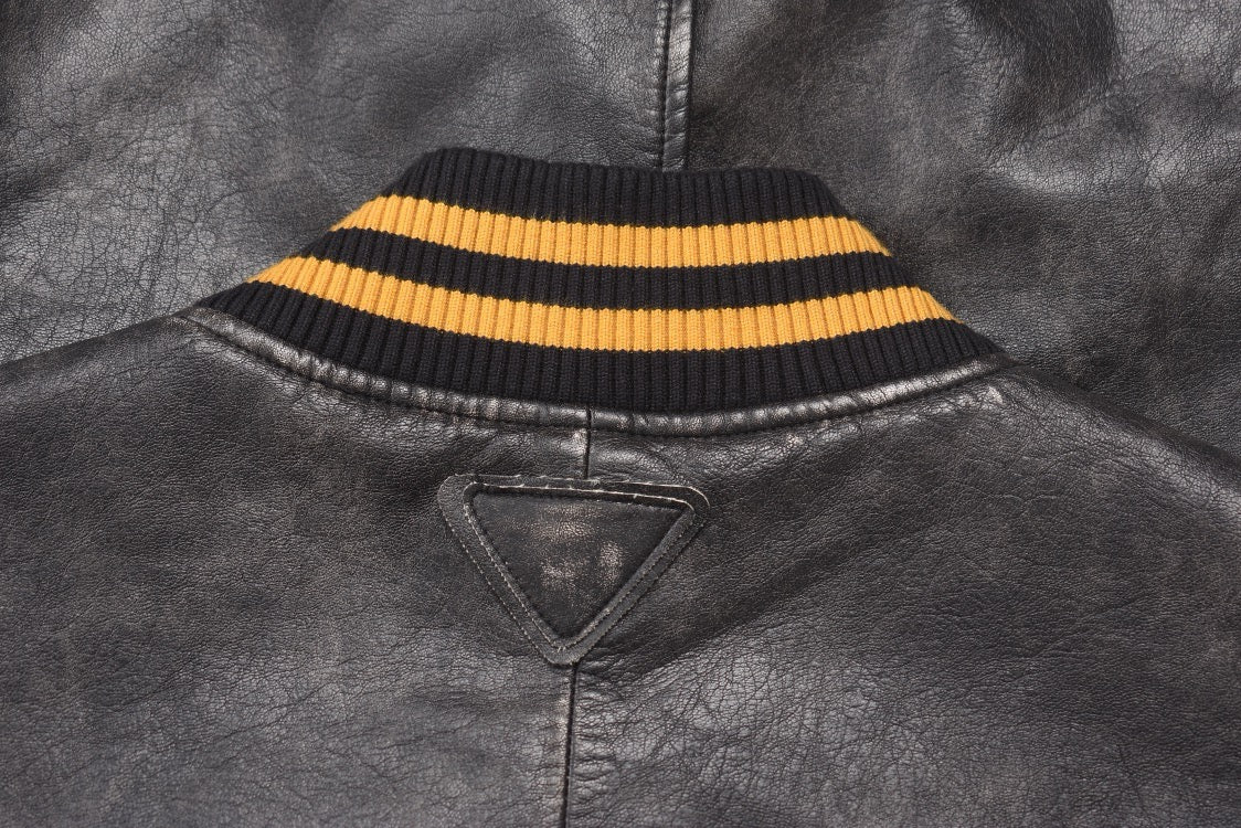 Black and Light Beige Jacket