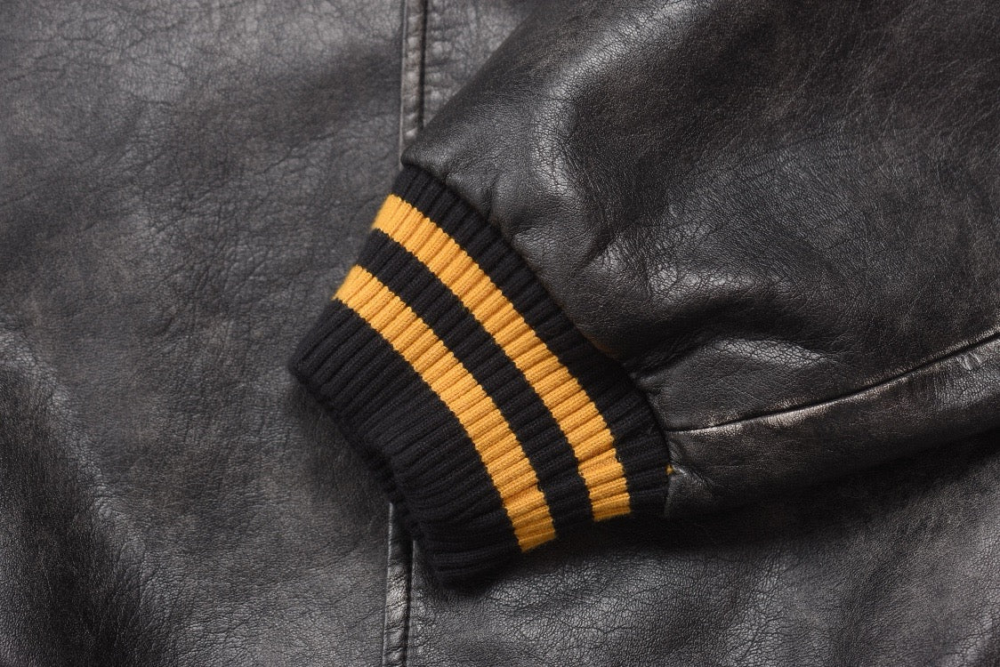 Black and Light Beige Jacket