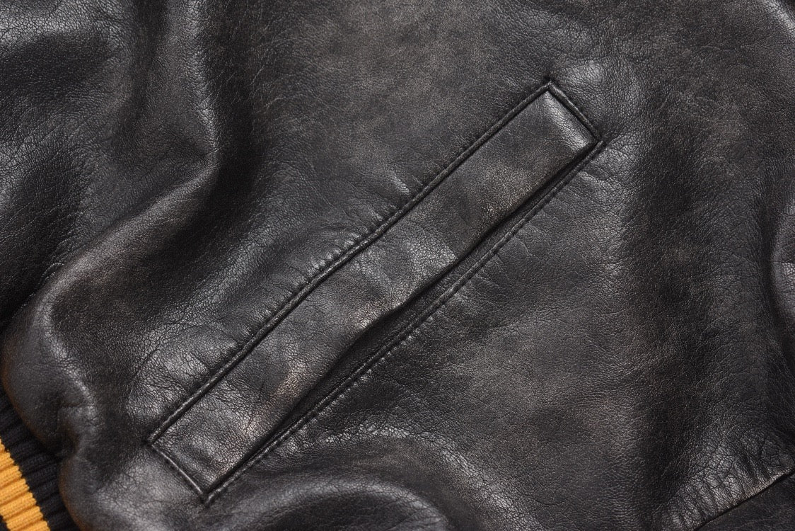 Black and Light Beige Jacket