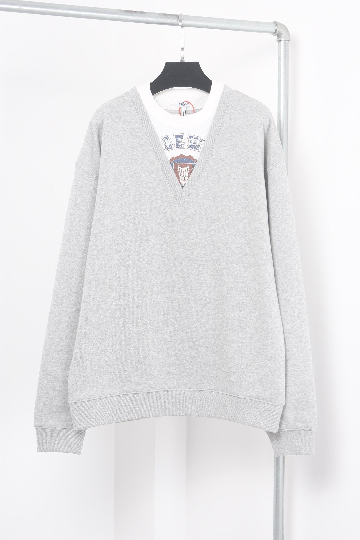 Grey and Dark Blue Jersey