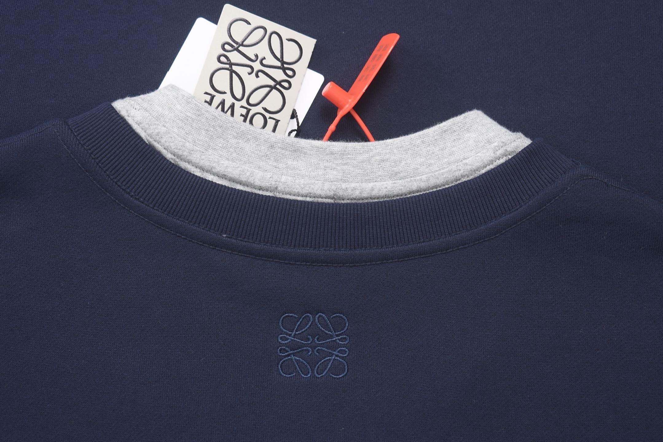 Grey and Dark Blue Jersey