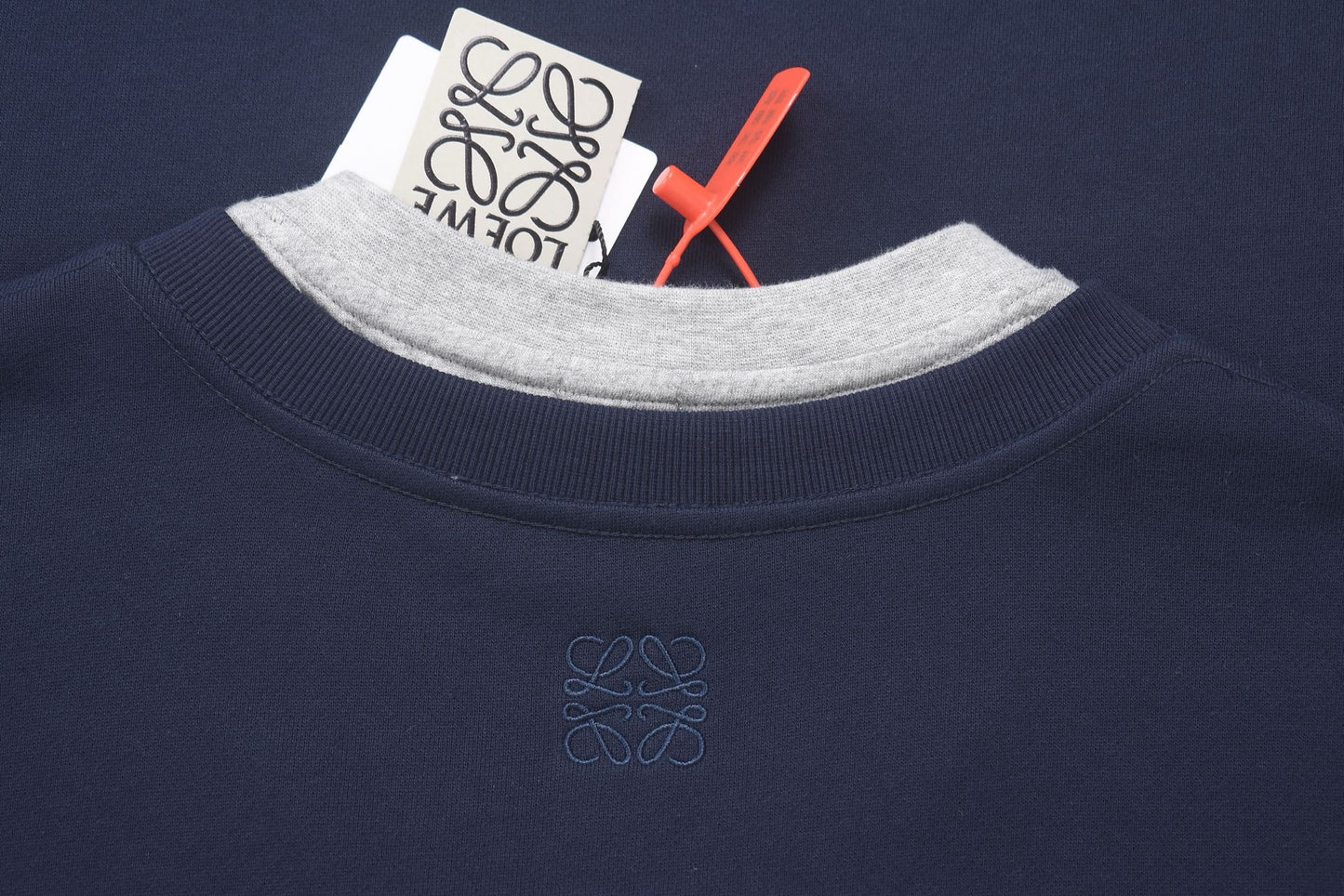 Grey and Dark Blue Jersey