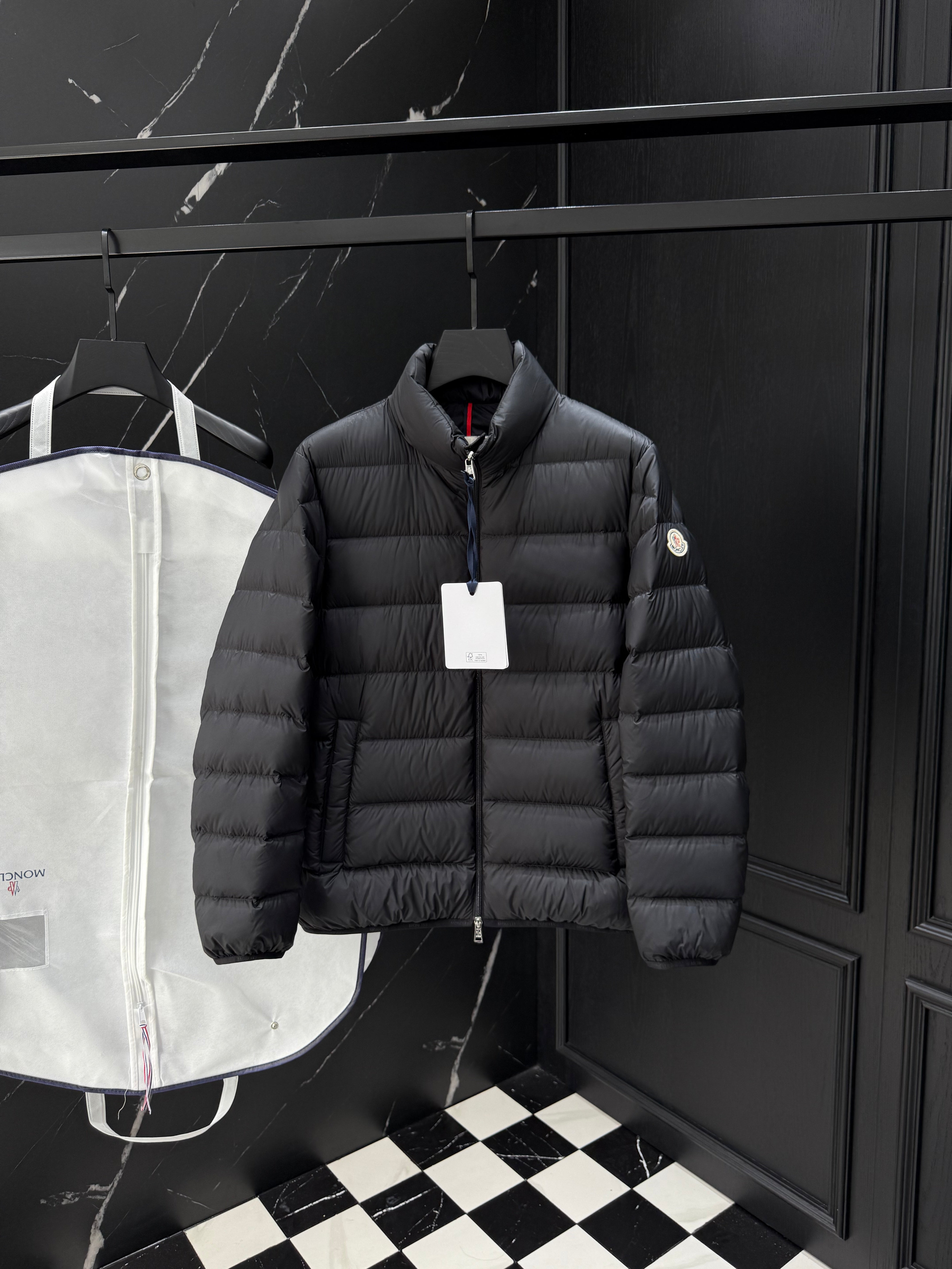 Black, white and Light yellow Jacket