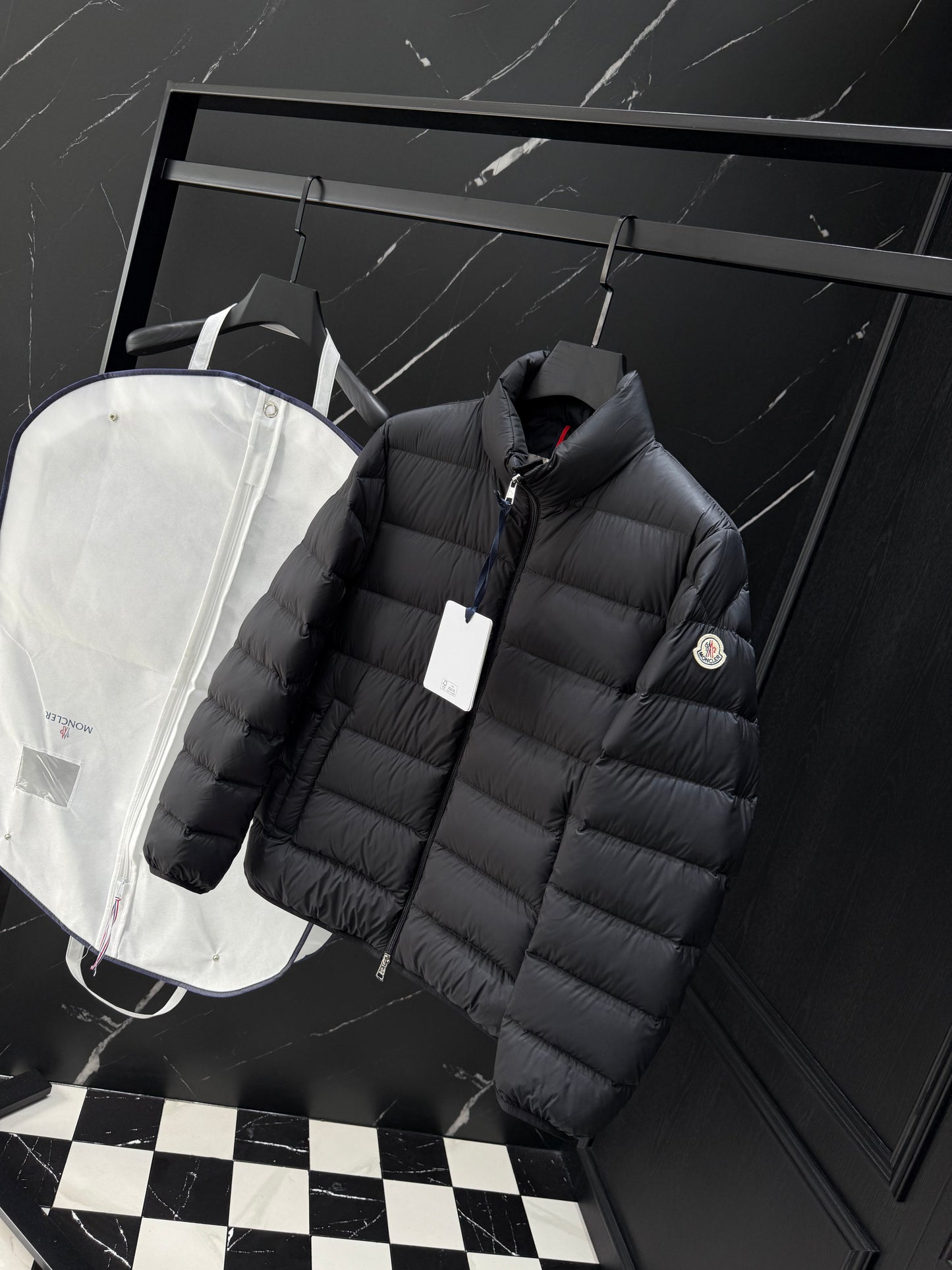 Black, white and Light yellow Jacket