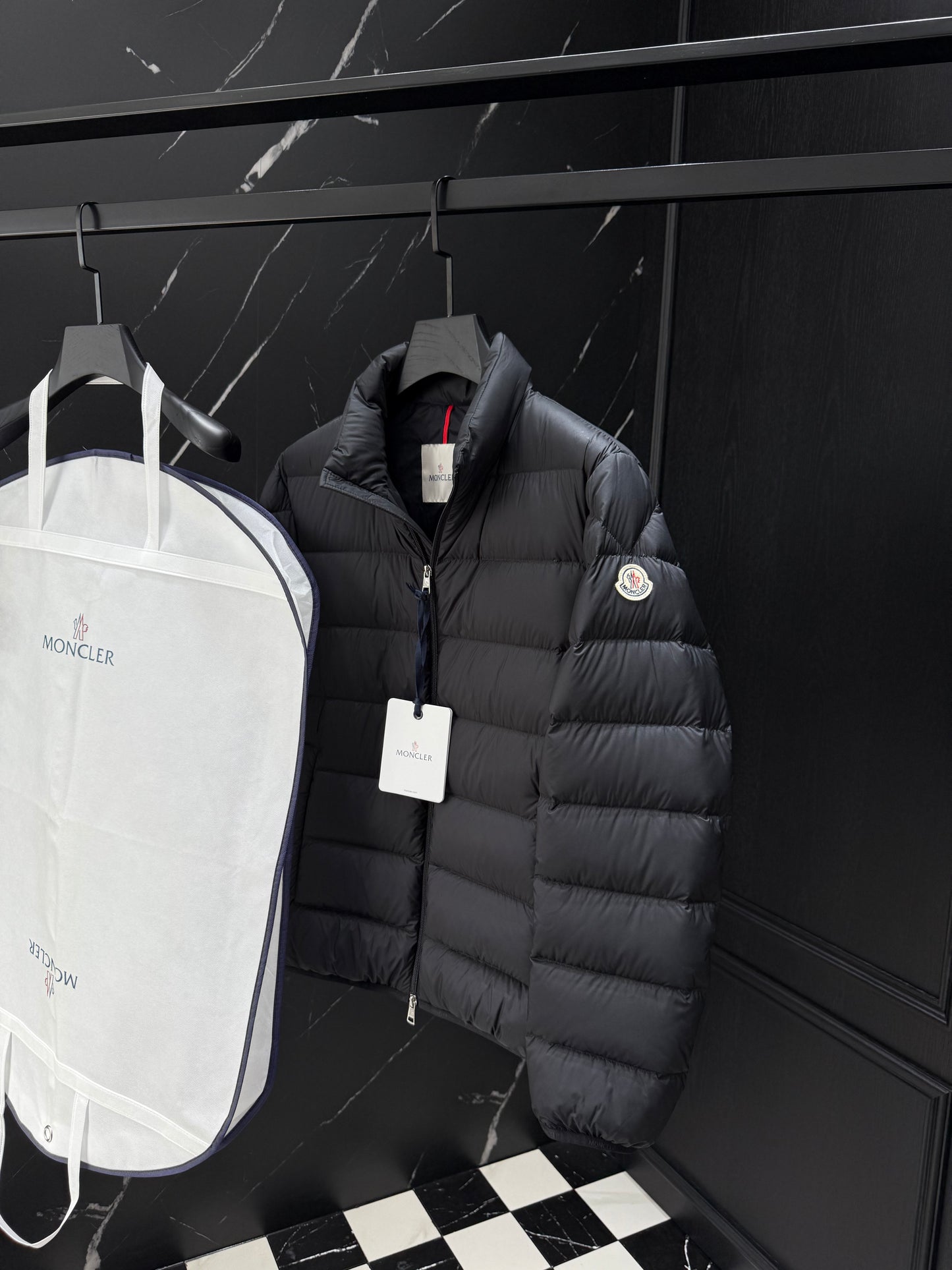 Black, white and Light yellow Jacket