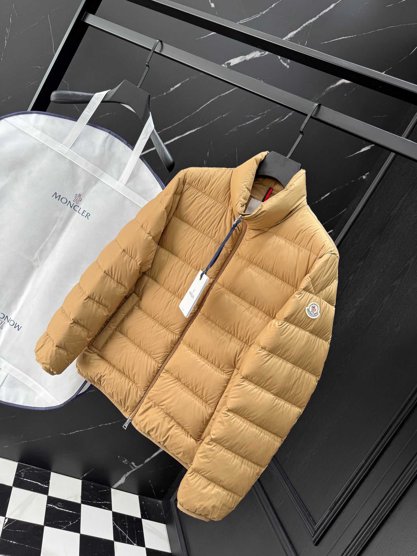 Black, white and Light yellow Jacket