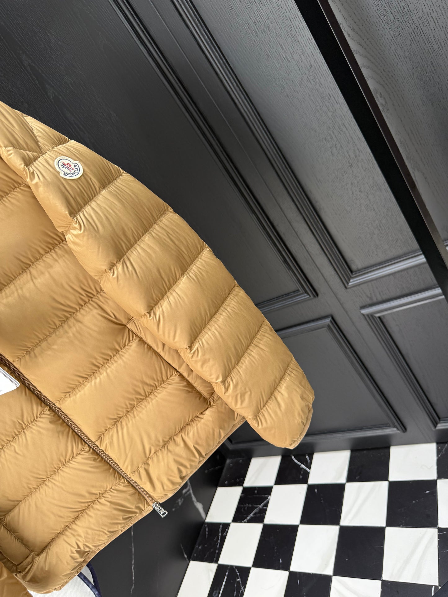 Black, white and Light yellow Jacket