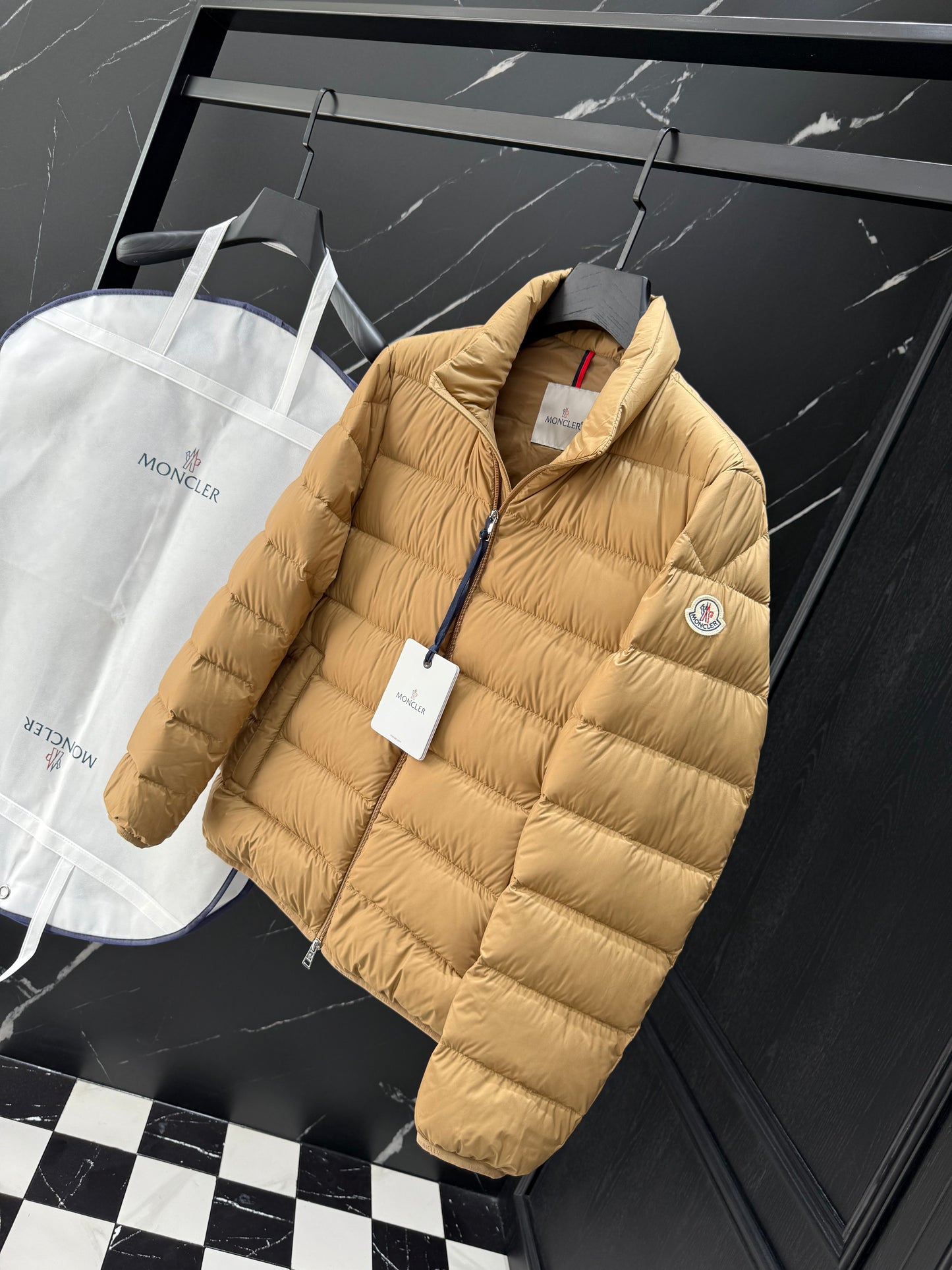 Black, white and Light yellow Jacket