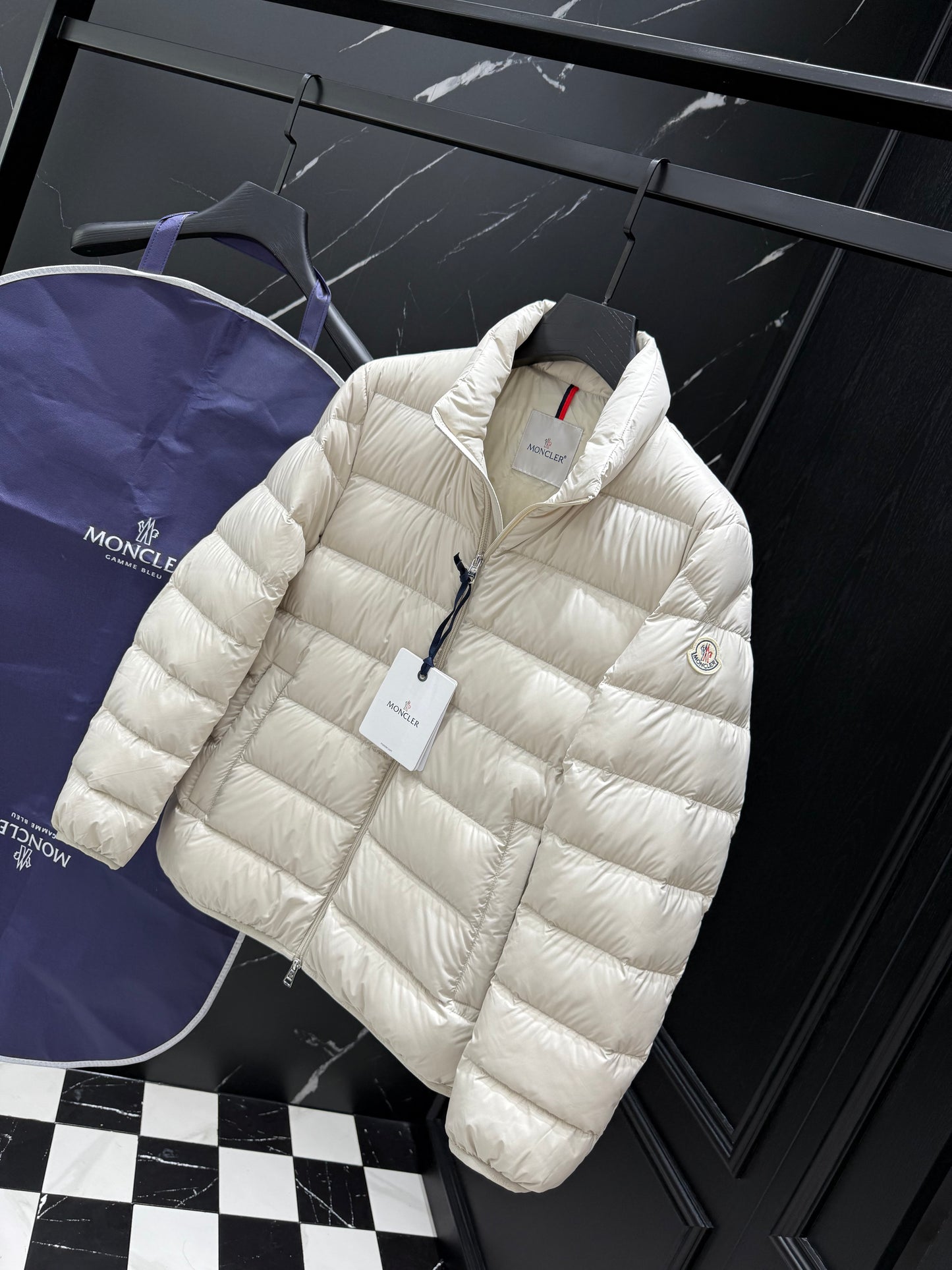 Black, white and Light yellow Jacket