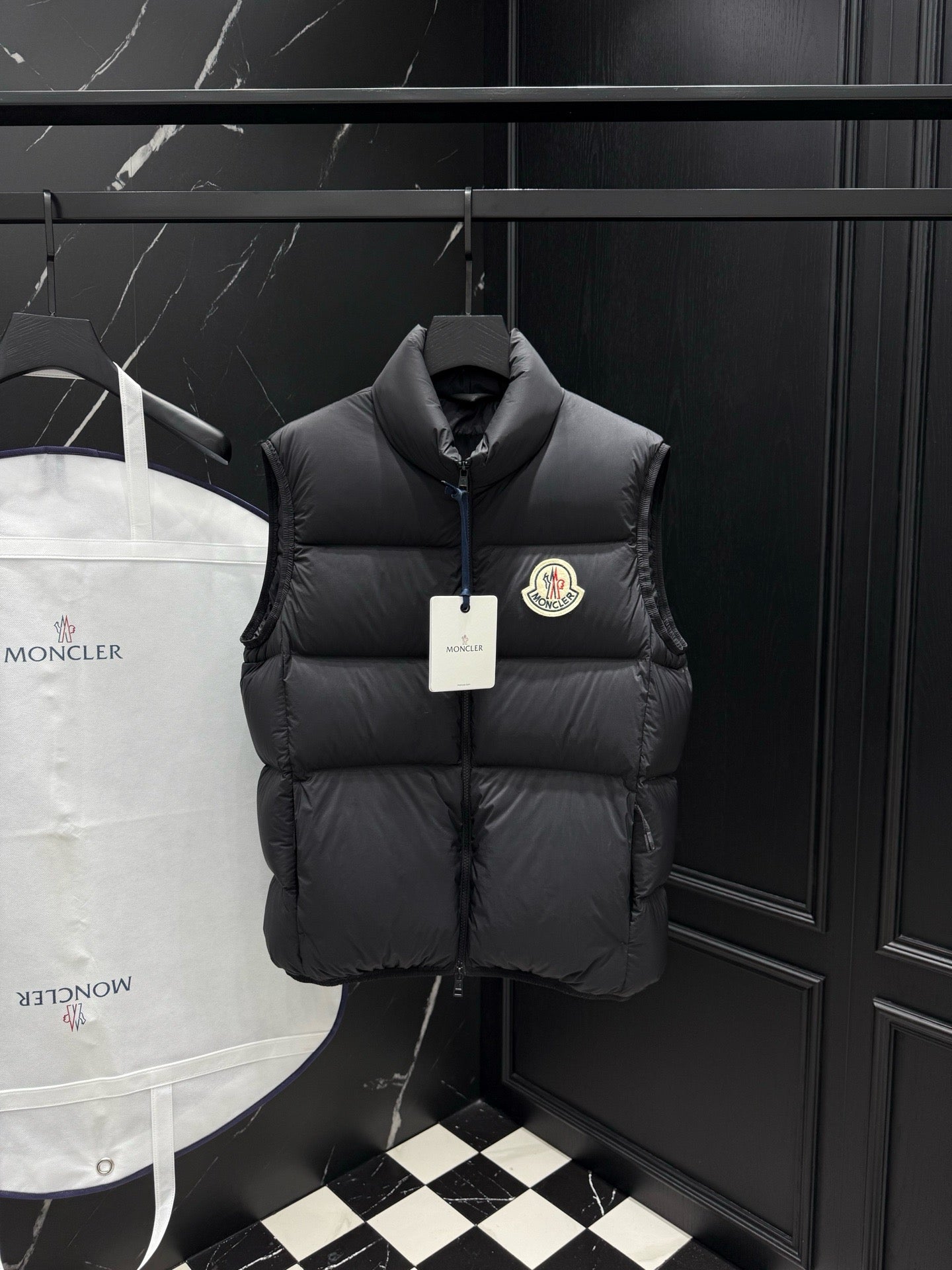 Black and White Vest