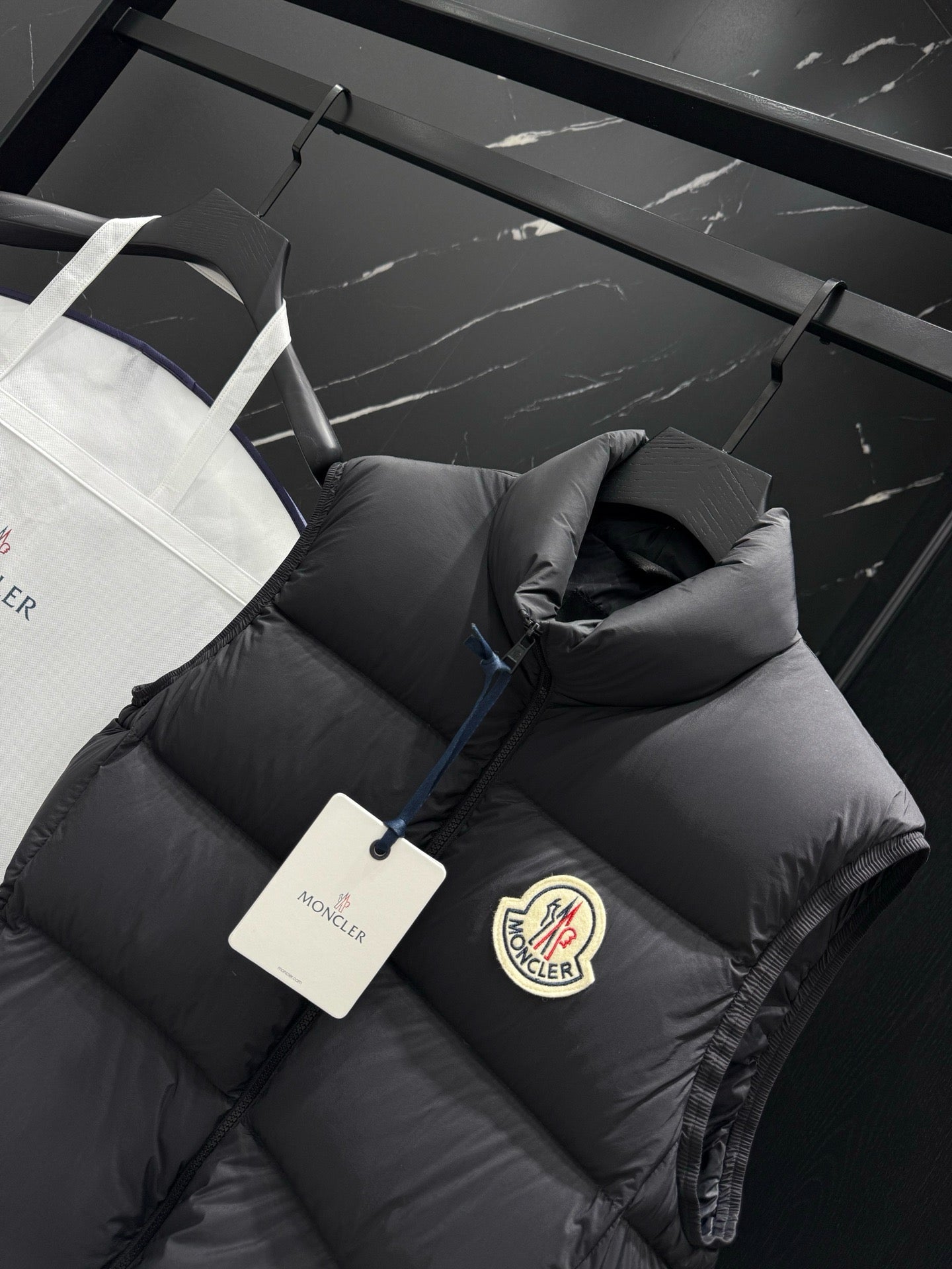 Black and White Vest