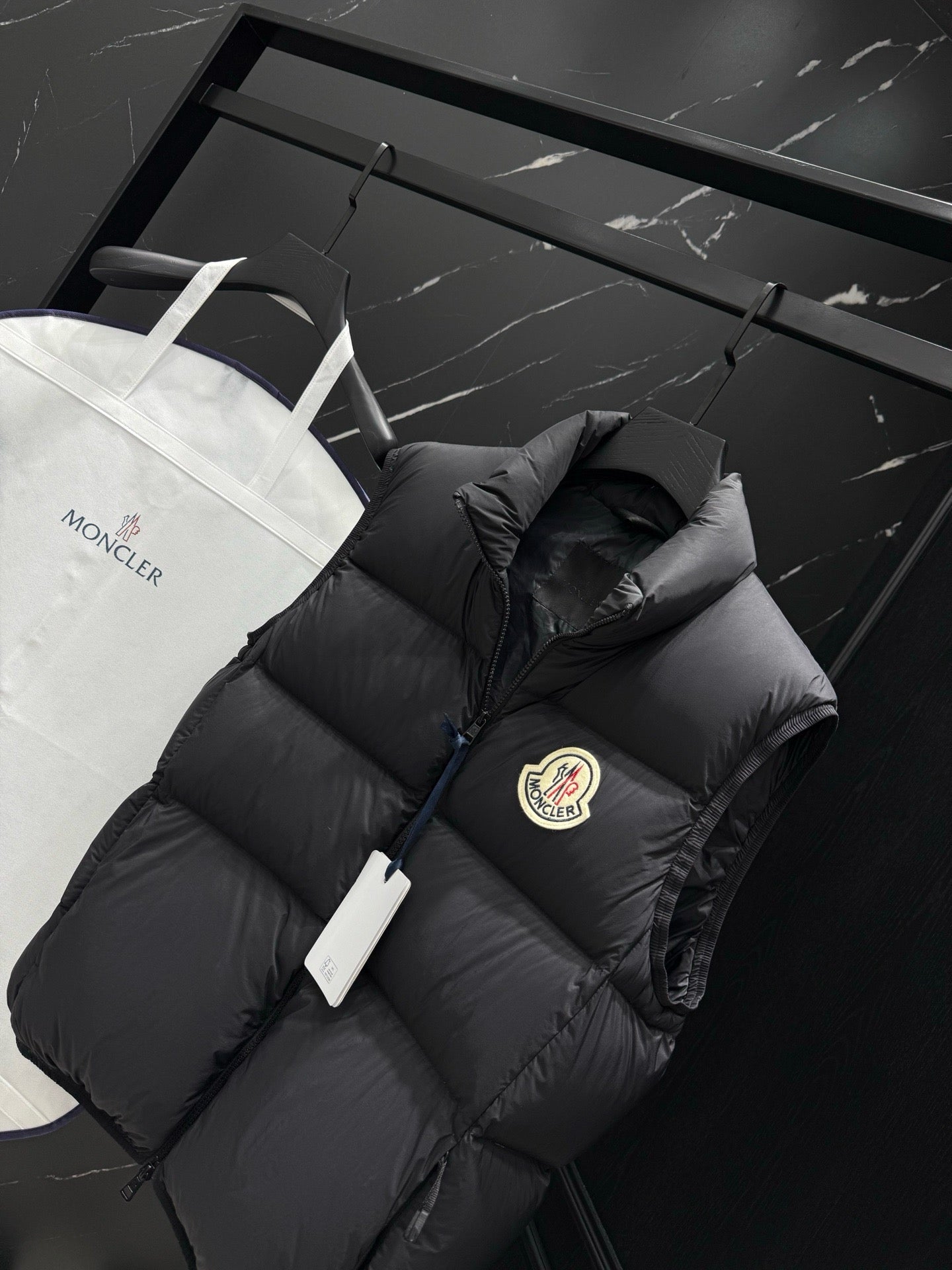 Black and White Vest