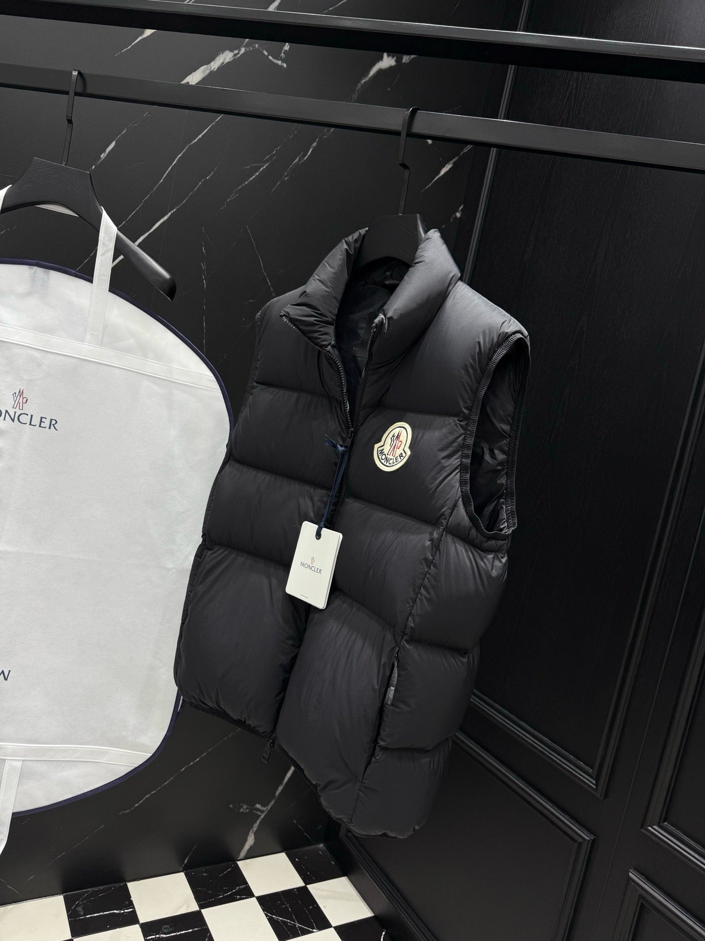 Black and White Vest