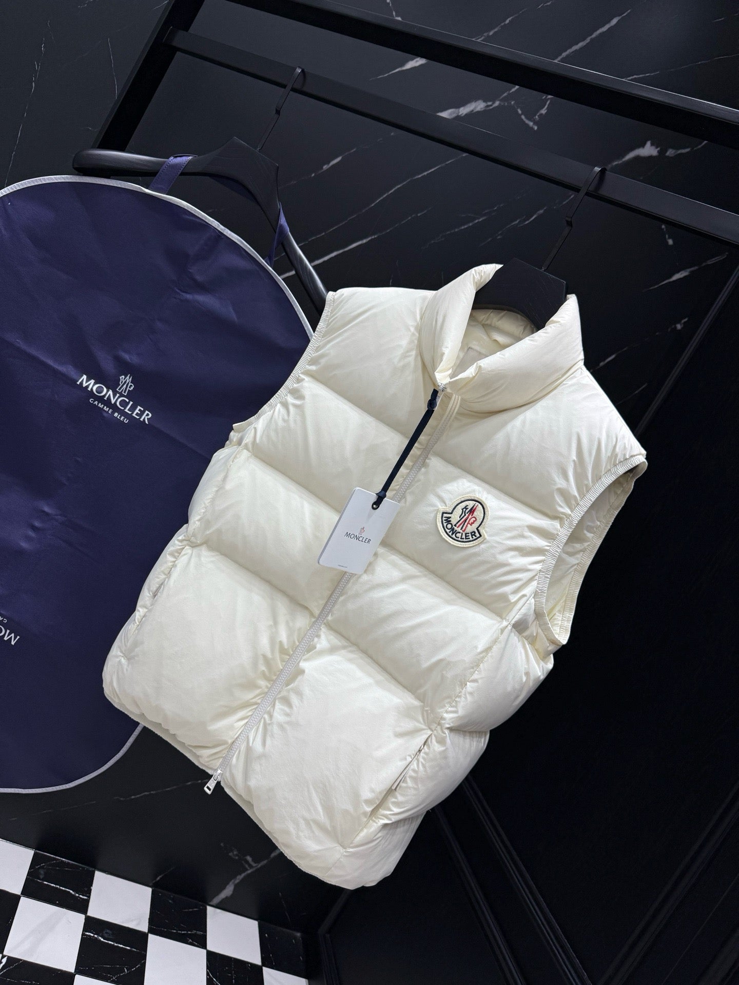 Black and White Vest