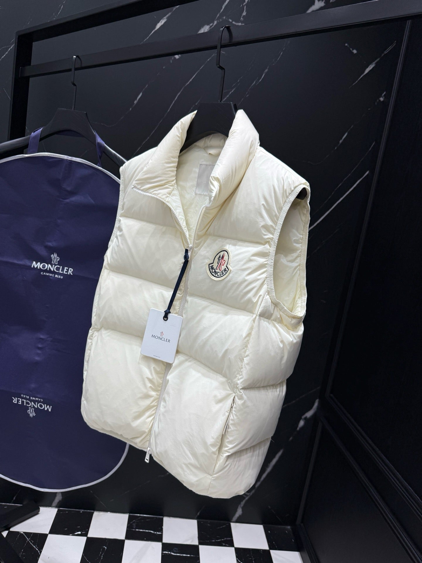 Black and White Vest