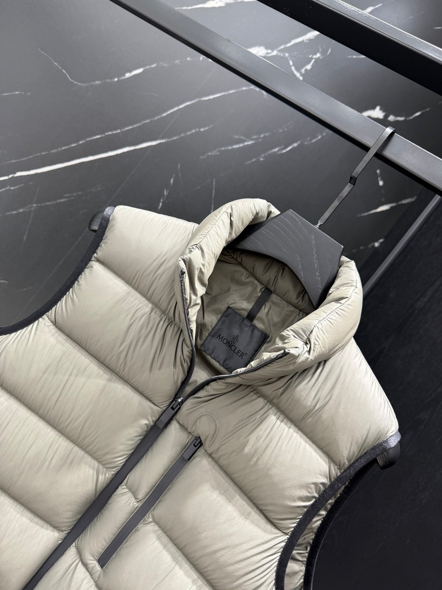 Light Green and Black Vest