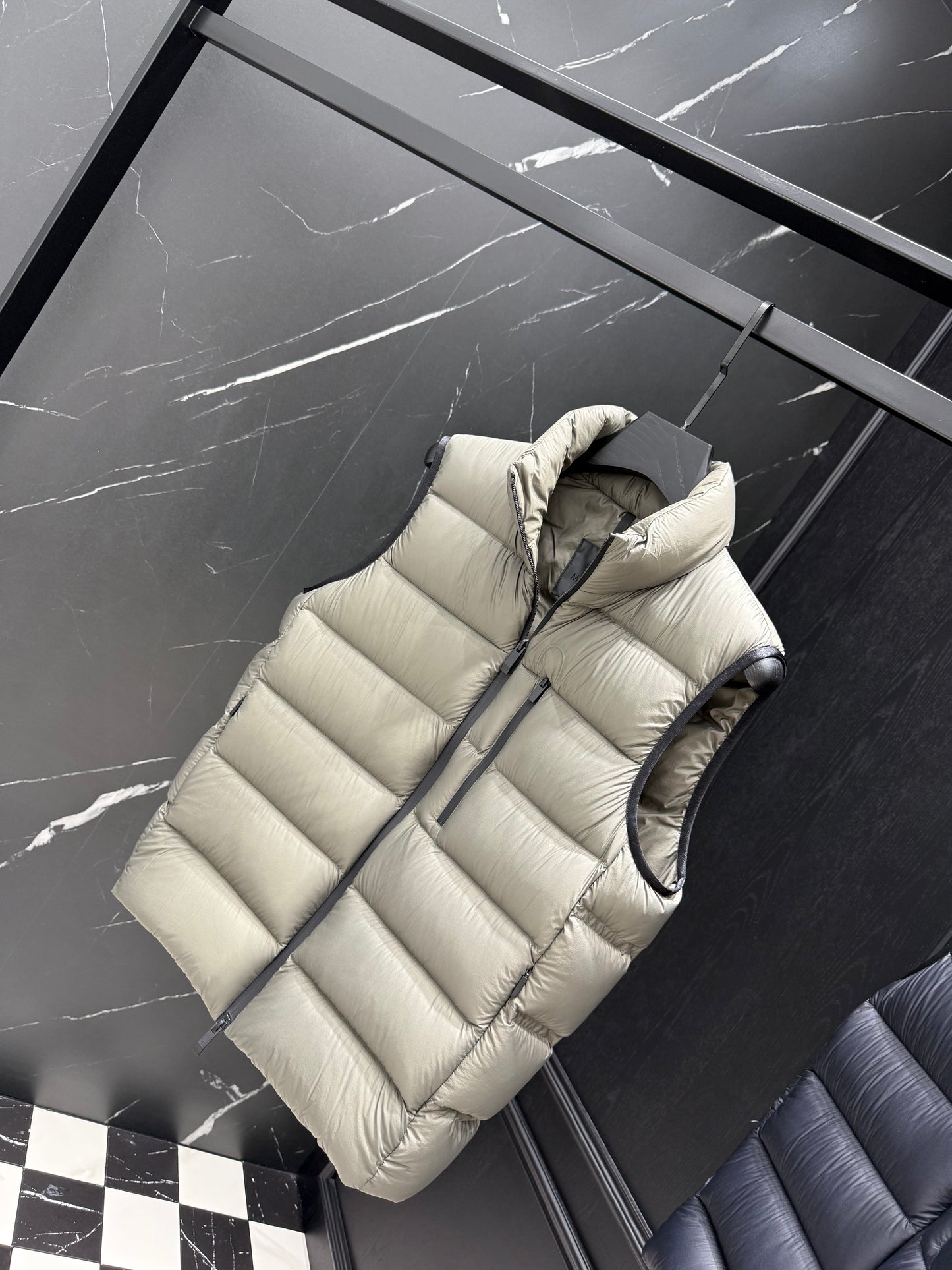 Light Green and Black Vest