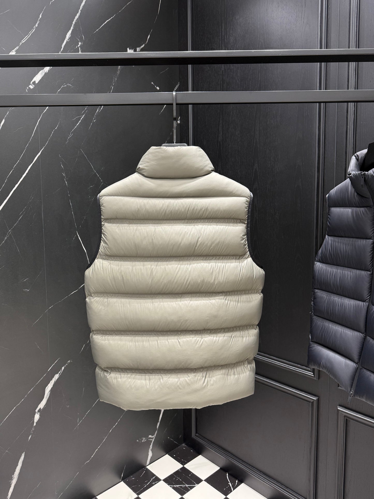 Light Green and Black Vest