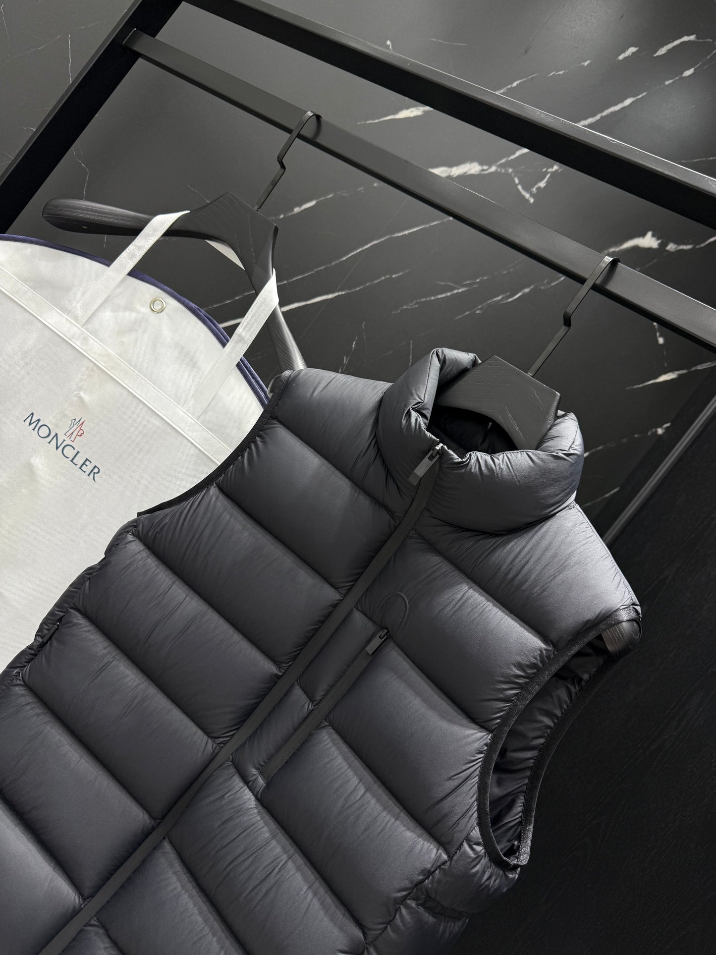 Light Green and Black Vest