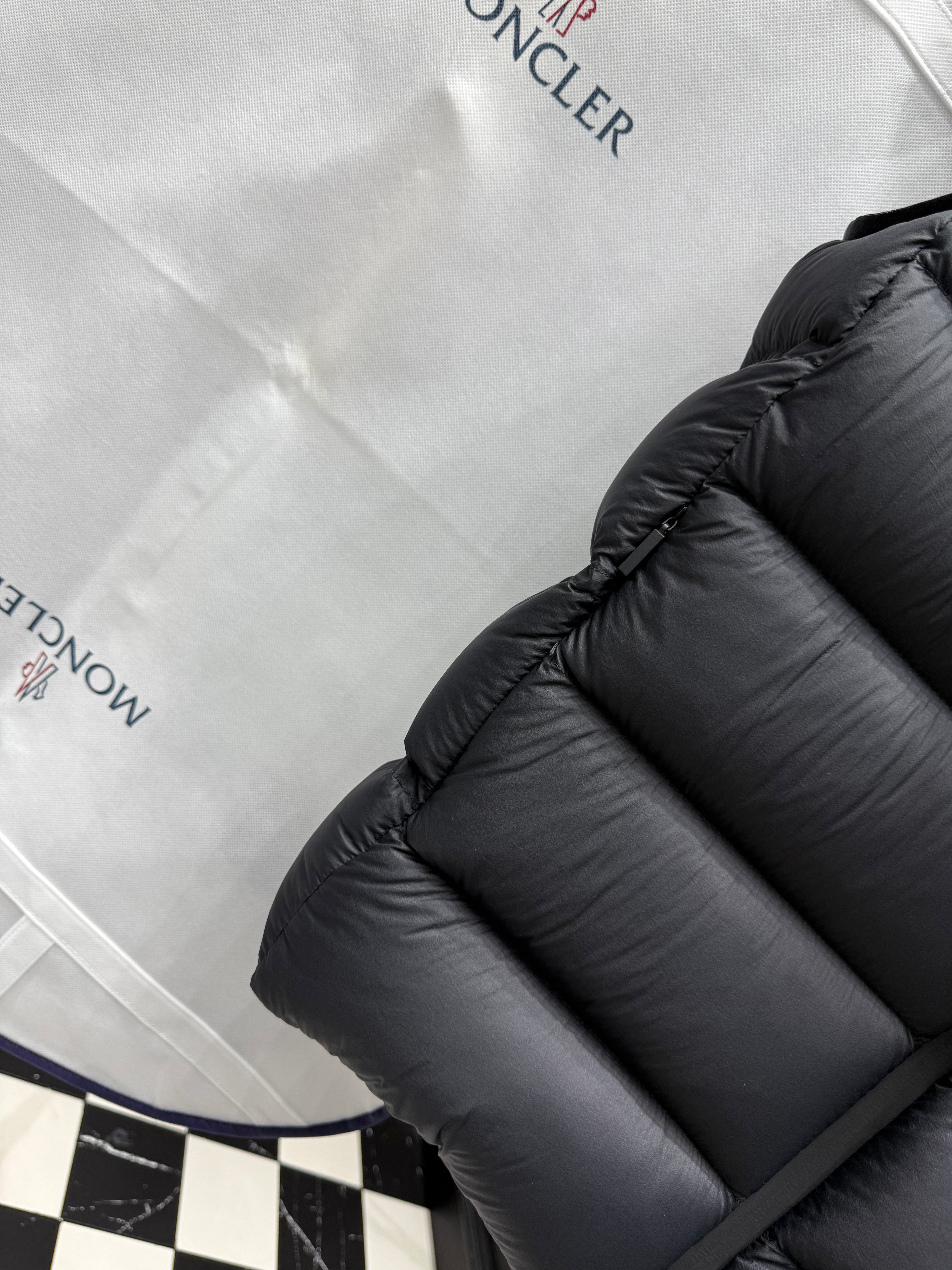 Light Green and Black Vest