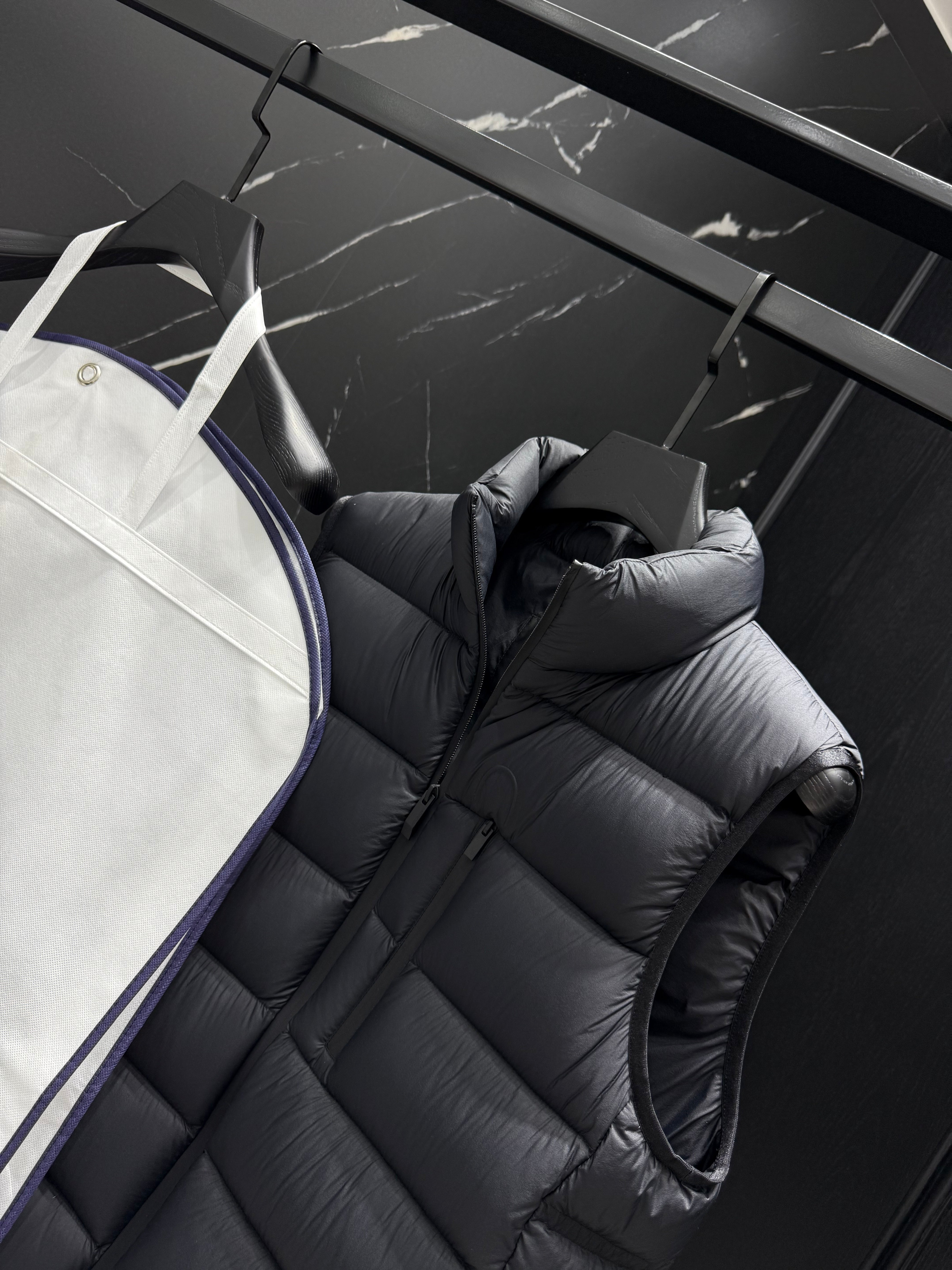 Light Green and Black Vest