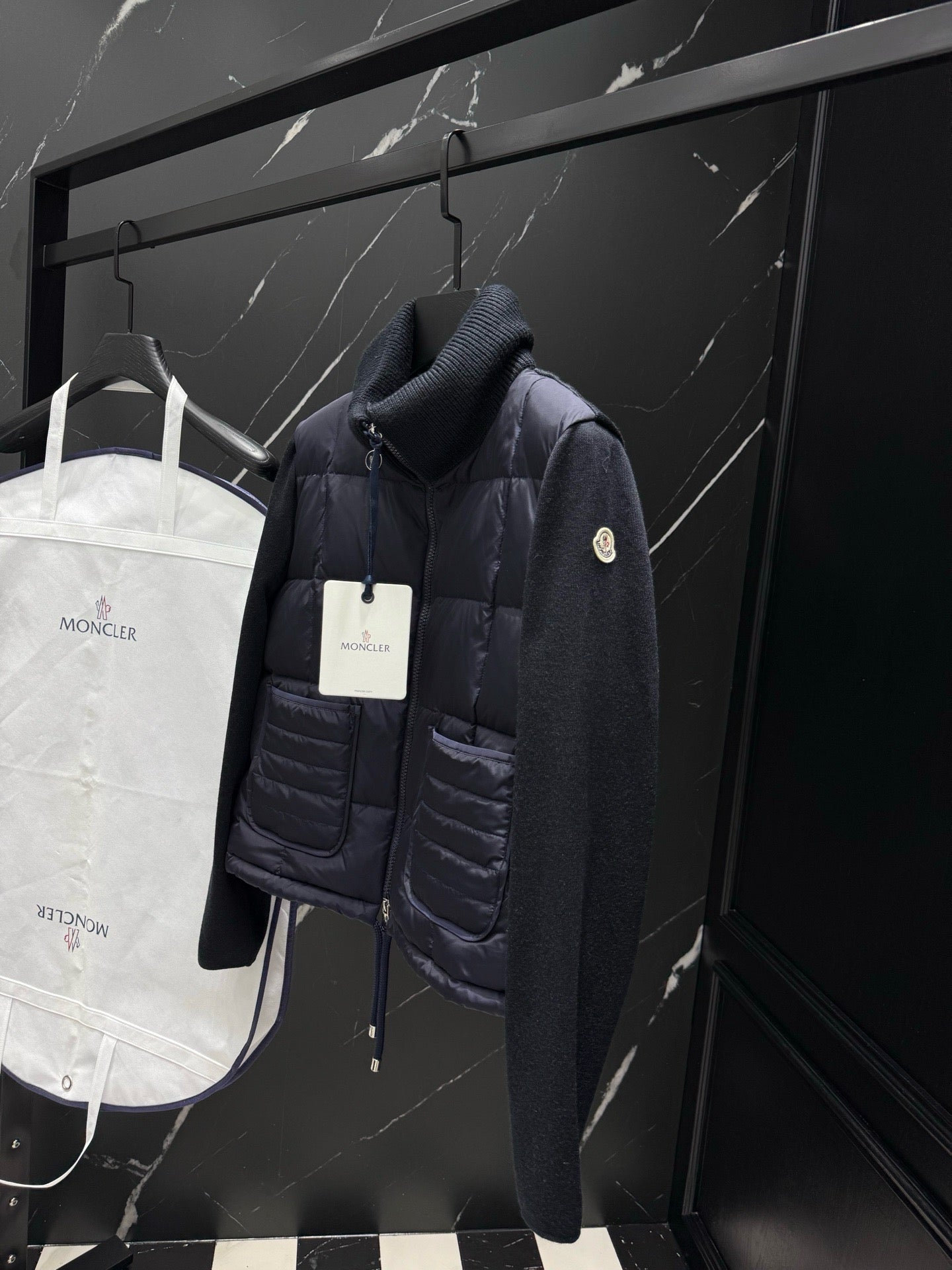 Dark Blue and White Jacket