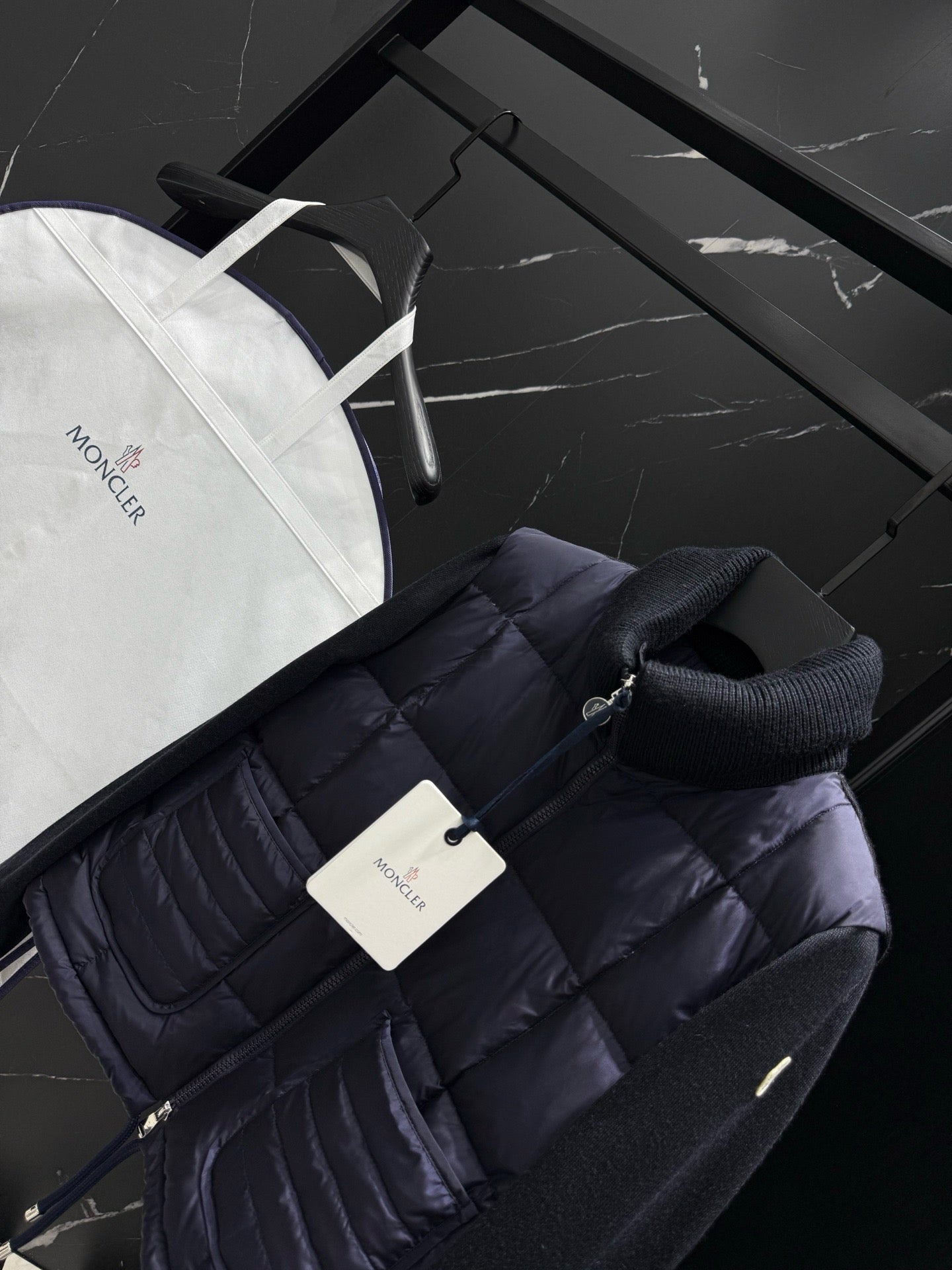 Dark Blue and White Jacket