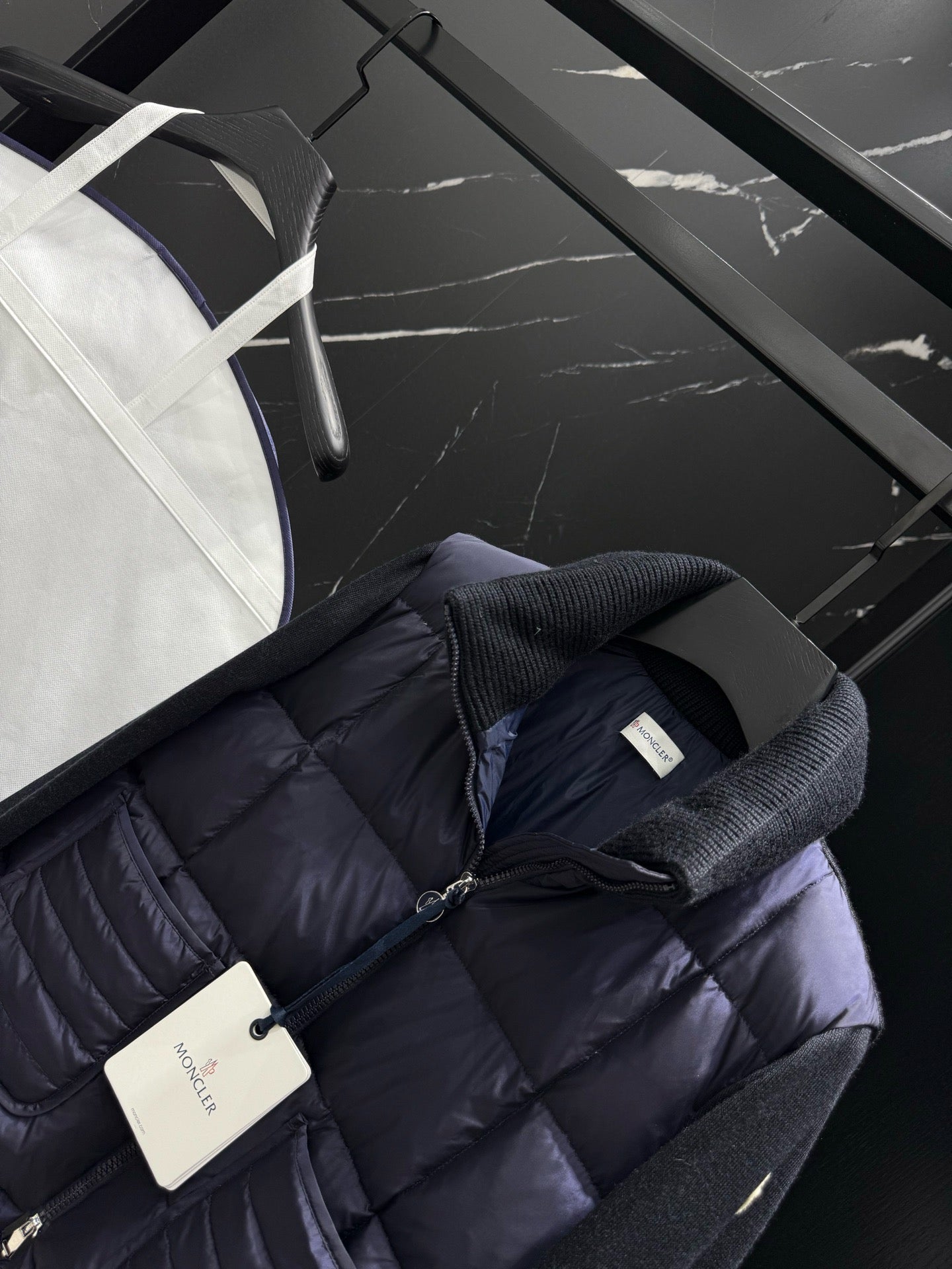 Dark Blue and White Jacket