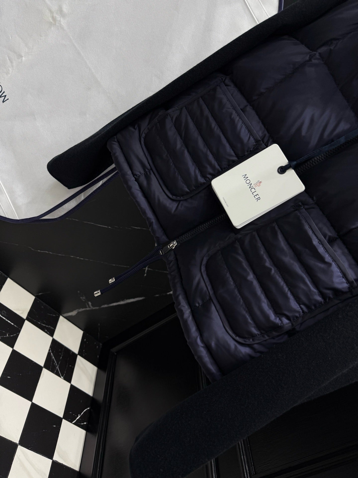 Dark Blue and White Jacket