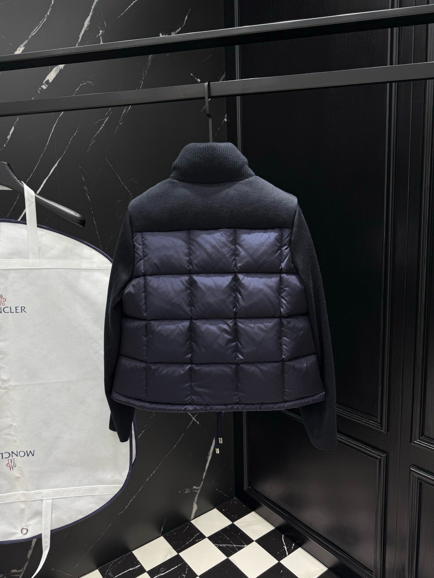 Dark Blue and White Jacket