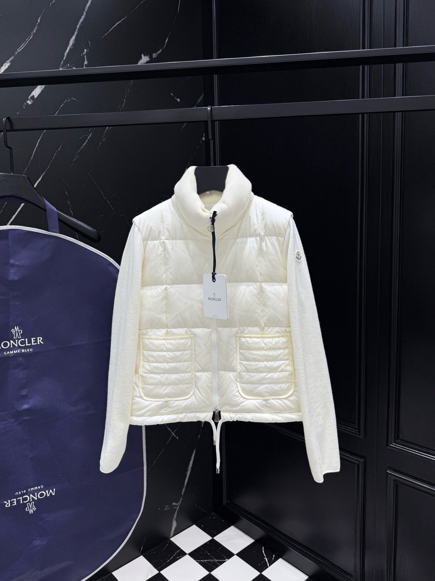 Dark Blue and White Jacket