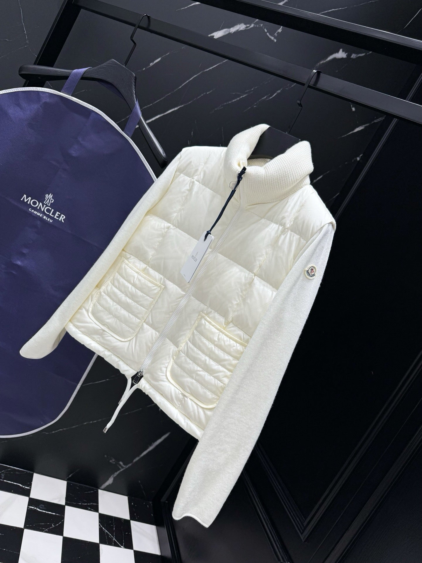 Dark Blue and White Jacket